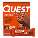 Chocolate Caramel Pecan Crispy Hero Protein Bars - Unmatched Kicks-Quest Protein Bars