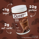Chocolate Milkshake Protein Powder - Unmatched Supply-Quest Protein Bars