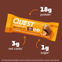 Chocolate Peanut Butter Crispy Hero Protein Bars - Unmatched Kicks-Quest Protein Bars