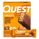 Chocolate Peanut Butter Crispy Hero Protein Bars - Unmatched Kicks-Quest Protein Bars