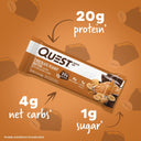 Chocolate Peanut Butter Protein Bar - Unmatched Kicks-Quest Protein Bars