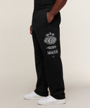 Chrome Graphic Pants regular Black - Unmatched Supply-GYMSHARK