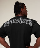 Chrome Graphic T-Shirt oversized fit Black - Unmatched Supply-GYMSHARK