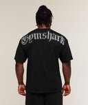 Chrome Graphic T-Shirt oversized fit Black - Unmatched Supply-GYMSHARK