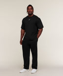 Chrome Graphic T-Shirt oversized fit Black - Unmatched Supply-GYMSHARK