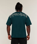 Chrome Graphic T-Shirt oversized fit Tactical Teal - Unmatched Supply-GYMSHARK