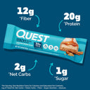 Cinnamon Brown Sugar Stacks Bars - Unmatched Kicks-Quest Protein Bars