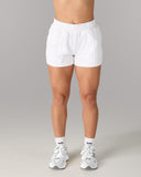 Coco Short - White - Unmatched Supply-Women's Relaxed Fit Short