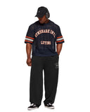 Collective Mesh Contrast Jersey oversized fit Heavy Blue - Unmatched Kicks - GYMSHARK