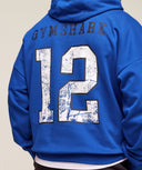 Collegiate Graphic Hoodie Blue - Unmatched Kicks - GYMSHARK