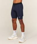 Conditioning Club Half Tight body fit Heavy Blue/Tranquil Blue - Unmatched Supply-GYMSHARK