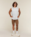 Conditioning Club Half Tight body fit Trail Brown/Vanilla Beige - Unmatched Supply-GYMSHARK