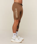 Conditioning Club Half Tight body fit Trail Brown/Vanilla Beige - Unmatched Supply-GYMSHARK