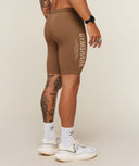 Conditioning Club Half Tight body fit Trail Brown/Vanilla Beige - Unmatched Supply-GYMSHARK