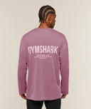Conditioning Club Washed Long Sleeve T-Shirt oversized fit Strength Pink/Haze Pink/Wash - Unmatched Supply-GYMSHARK