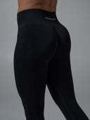 Contour Mid Rise Legging - Black - Unmatched Supply-Women's Seamless Scrunch Legging