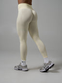 Contour Mid Rise Legging - Buttercream - Unmatched Supply-Women's Seamless Scrunch Legging