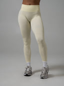Contour Mid Rise Legging - Buttercream - Unmatched Supply-Women's Seamless Scrunch Legging