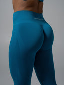 Contour Mid Rise Legging - Tidal Teal - Unmatched Supply-Women's Seamless Scrunch Legging