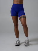 Contour Mid Rise Short - Royal Purple - Unmatched Supply-Women's Seamless Scrunch Short