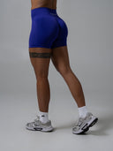 Contour Mid Rise Short - Royal Purple - Unmatched Supply-Women's Seamless Scrunch Short