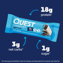 Cookies & Cream Crispy Hero Protein Bars - Unmatched Kicks-Quest Protein Bars