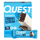 Cookies & Cream Crispy Hero Protein Bars - Unmatched Kicks-Quest Protein Bars