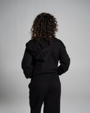 Core Midweight Fleece Zip Hoodie - Black - Unmatched Supply-Women's Fleece Hoodie
