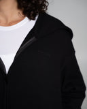 Core Midweight Fleece Zip Hoodie - Black - Unmatched Supply-Women's Fleece Hoodie