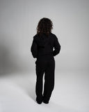 Core Midweight Fleece Zip Hoodie - Black - Unmatched Supply-Women's Fleece Hoodie
