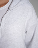 Core Midweight Fleece Zip Hoodie - LT Heather - Unmatched Supply-Women's Fleece Hoodie
