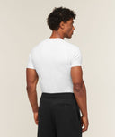 Cotton Seamless T-Shirt muscle fit White Grey Marl - Unmatched Kicks-GYMSHARK