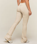 CottonMove™ Flared Leggings regular Gentle Oat Marl - Unmatched Supply-GYMSHARK