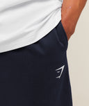 Crest Oversized Joggers oversized fit Heavy Blue - Unmatched Kicks-GYMSHARK