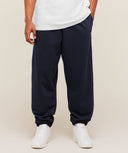 Crest Oversized Joggers oversized fit Heavy Blue - Unmatched Kicks-GYMSHARK