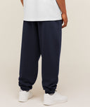 Crest Oversized Joggers oversized fit Heavy Blue - Unmatched Kicks-GYMSHARK