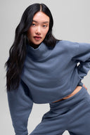 Cropped Serenity Coverup Bluestone - Unmatched Supply-ALO