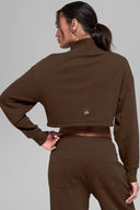 Cropped Serenity Coverup Espresso - Unmatched Supply-ALO