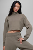 Cropped Serenity Coverup Light Cocoa - Unmatched Supply-ALO