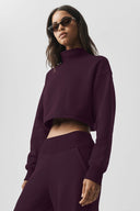 Cropped Serenity Coverup Rich Bordeaux - Unmatched Supply-ALO