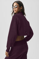 Cropped Serenity Coverup Rich Bordeaux - Unmatched Supply-ALO