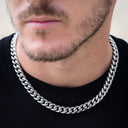 Cuban Link Chain 10mm - Silver RG165 - Unmatched Kicks-RGMNT
