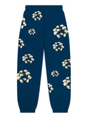 Denim Tears x CPFM Cactus Tears Wreath Sweatpants navy blue - Unmatched Kicks - DENIM TEARS