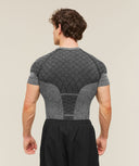 Devant Seamless T-Shirt slim fit Black - Unmatched Kicks-GYMSHARK