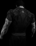 Doom Tech™ Armored shortsleeve Compression [VOID BLACK] - Unmatched Supply-Breathedivinity