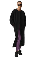 Double Face Wool City Girl Long Coat - Black - Unmatched Kicks - ALO