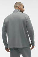 Double Take Long Sleeve 1/4 Zip Monument - Unmatched Supply-ALO