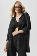 Dreamscape Button Down Long Sleeve Black - Unmatched Supply-ALO