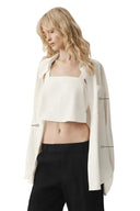 Dreamscape Button Down Long Sleeve Ivory - Unmatched Supply-ALO