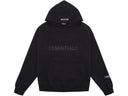 ESSENTIALS SS20 BLACK HOODIE - Unmatched Kicks - ESSENTIALS